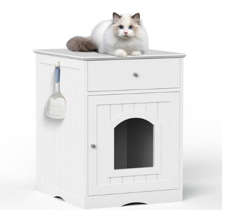 Modern hidden litter box with removable top