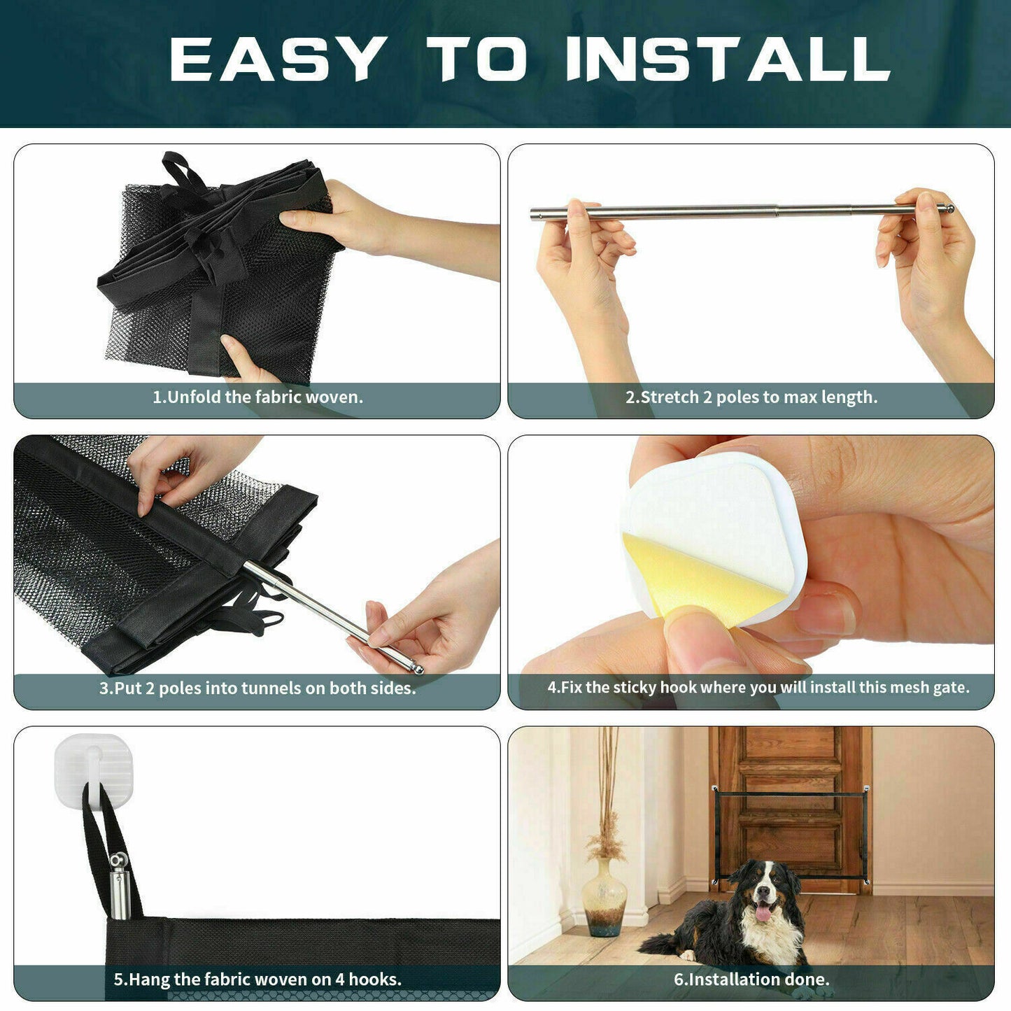 🧼 Soft Stopper – Mesh Safety Gate