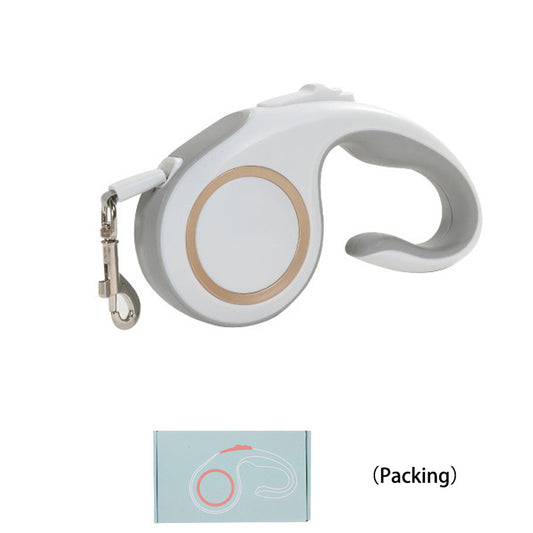 retractable dog leash in red